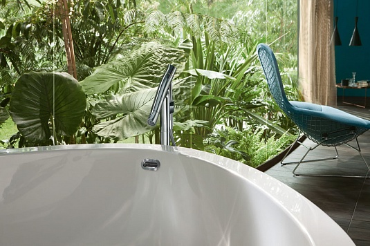 Смеситель для ванны  с термостатом AXOR Starck Organic 12016000 Хром