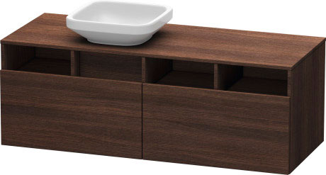Тумба подвесная под консоль Duravit DuraStyle DS 6785 L 53 каштан темный