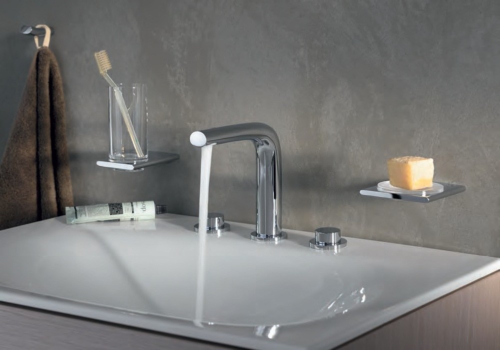 Держатель для мыльницы Keuco Edition 400 11555 039000 в комплекте с мыльницей, бронза шлифованная (изделие снято с производства)