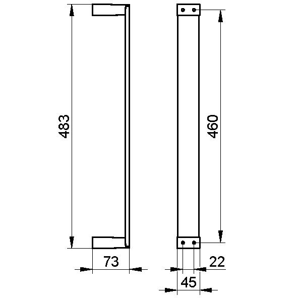 Полотенцедержатель Keuco Edition 11 11170 010000 для 6 гостевых полотенец (30х50 см), хром 49 см