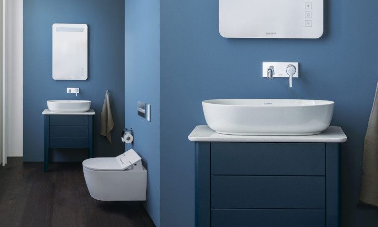 Тумба напольная под столешницу Duravit Luv LU956503939 скандинавский белый