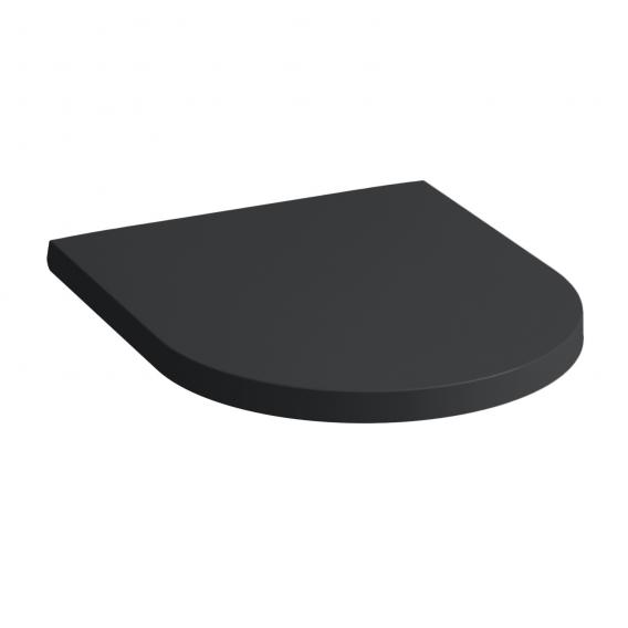 Сиденье с крышкой для унитаза Kartell by Laufen  8.9133.3.716.000.1 круглая форма, softclose, цвет черный матовый									