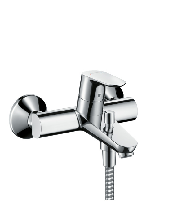 Смеситель для ванны настенный Hansgrohe Focus 31940000 Хром