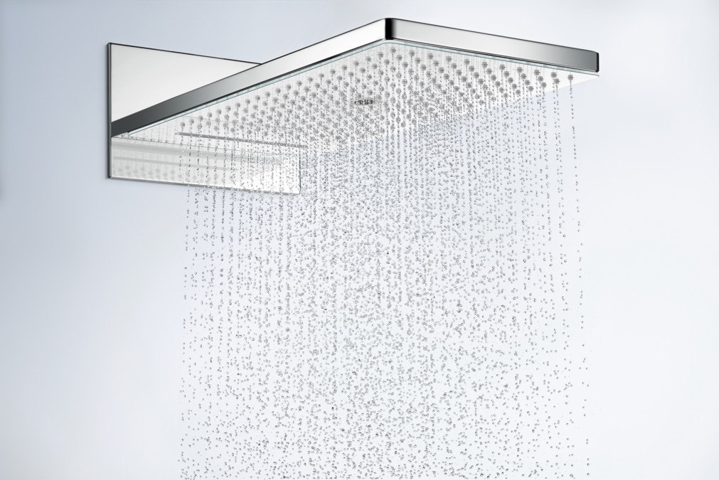 Верхний душ с настенным держателем Hansgrohe Raindance Select Rainmaker 580 3jet 24011400 Хром/Белый
