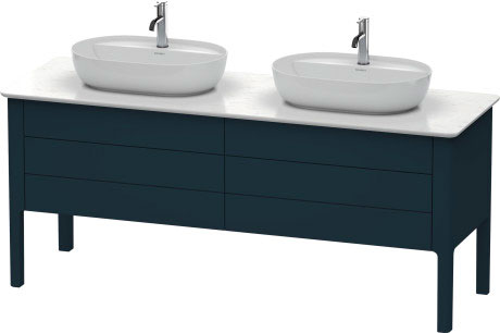 Тумба напольная под столешницу Duravit Luv LU9567B9898 темно-синий