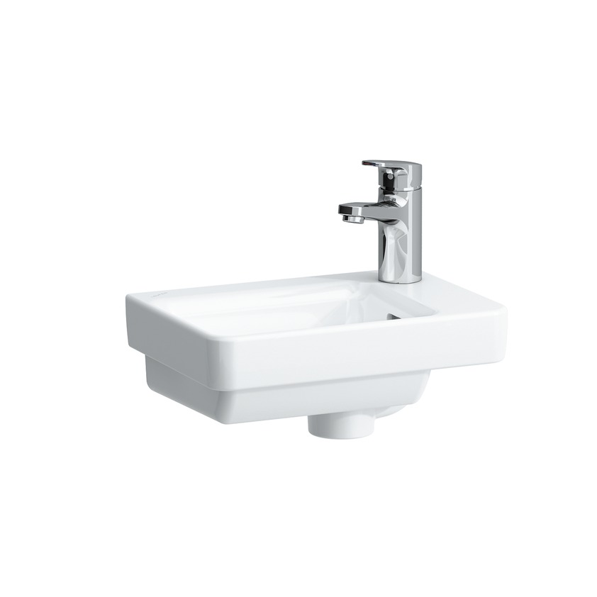Раковина мини  асимметричная Laufen  Pro  815960  36 см, площадка спррава, без отверстия под смеситель