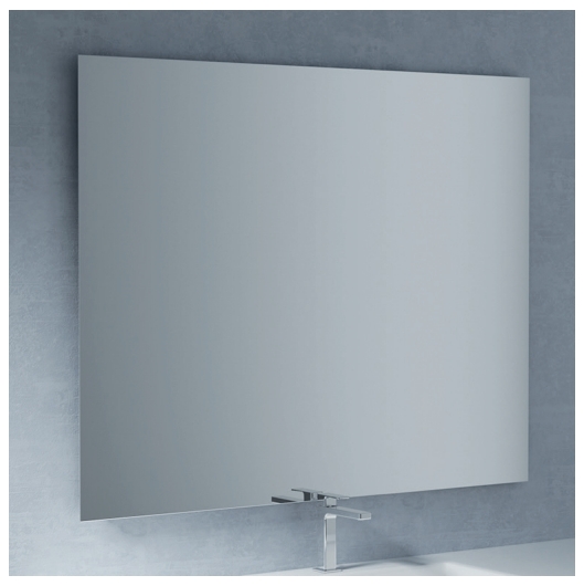 Зеркало квадратное для ванной комнаты BMT IKON 801 406 090 01    900х972х30 мм, серый