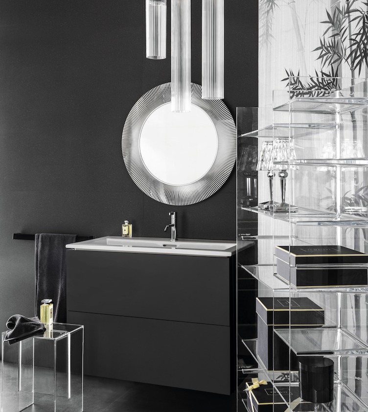 Табурет для ванной комнаты Kartell by Laufen   3.8933.0.084.000.1 пластик прозрачный