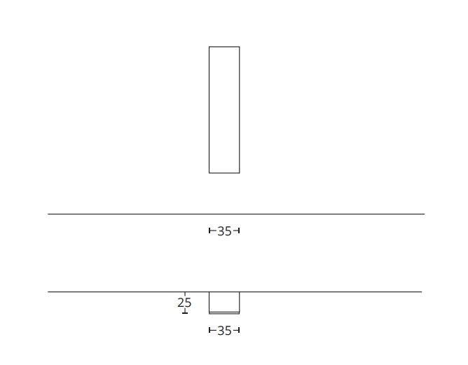 Комплект мебели шкаф-пенал для ванной комнаты BMT Galaxy GA-13.1   350х1458х250 мм, цвет Fico