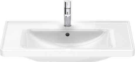 Раковина встраиваемая Duravit D-Neo 2367800000 800 мм х 480 мм, с переливом, с отверстем под смеситель, белая