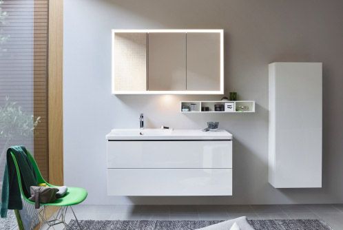 Тумба подвесная под раковину Duravit L-Cube LC625102222 белый глянцевый