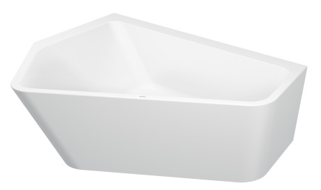 Акриловая ванна Duravit Paiova 5 700396000000000 1900 х 1400 c двумя разными наклонами спинки, с бесшовной акриловой панелью и рамой, угловая, белая