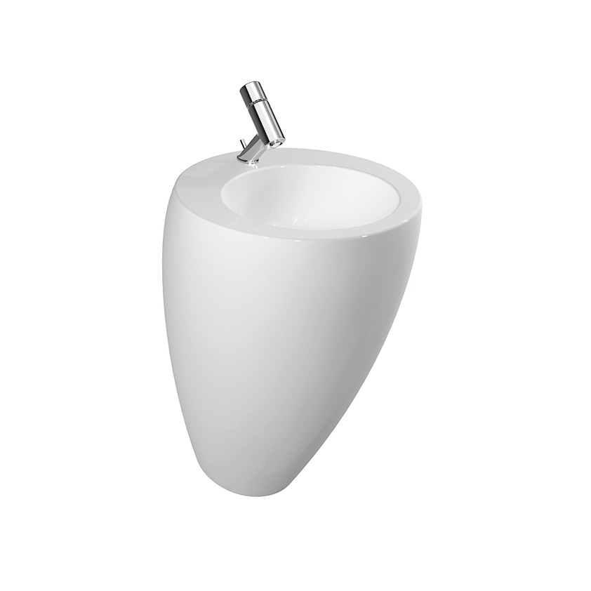 Раковина напольная Laufen IL Bagno Alessi One 811971  52 см с пьедесталом	