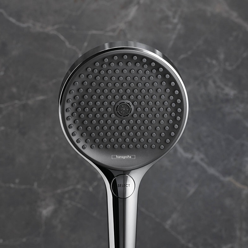 Ручной душ HANSGROHE Rainfinity 130 3jet 26864340 Чёрный хром