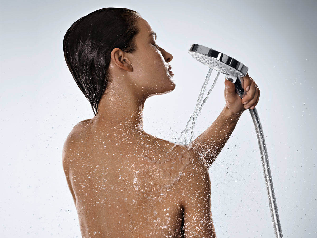 Душевой набор Hansgrohe Raindance Select S 120 3jet 27668000 с держателем и шлангом 160 см, хром