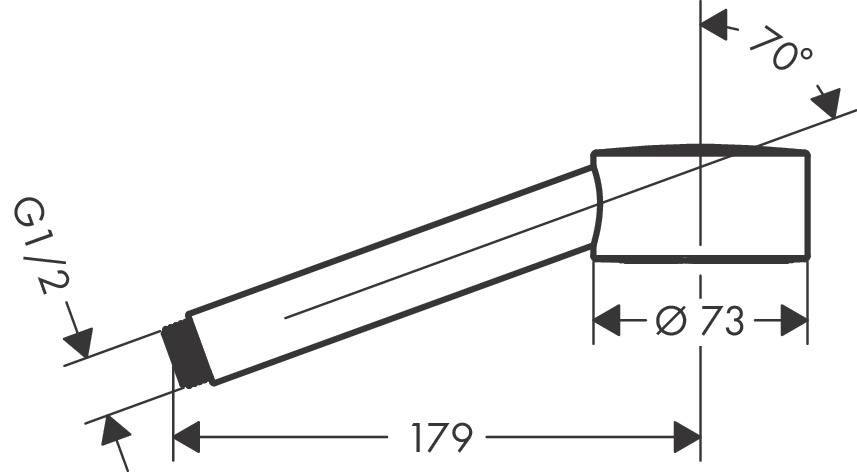 Ручной душ 75 1jet AXOR One 48651000 Хром