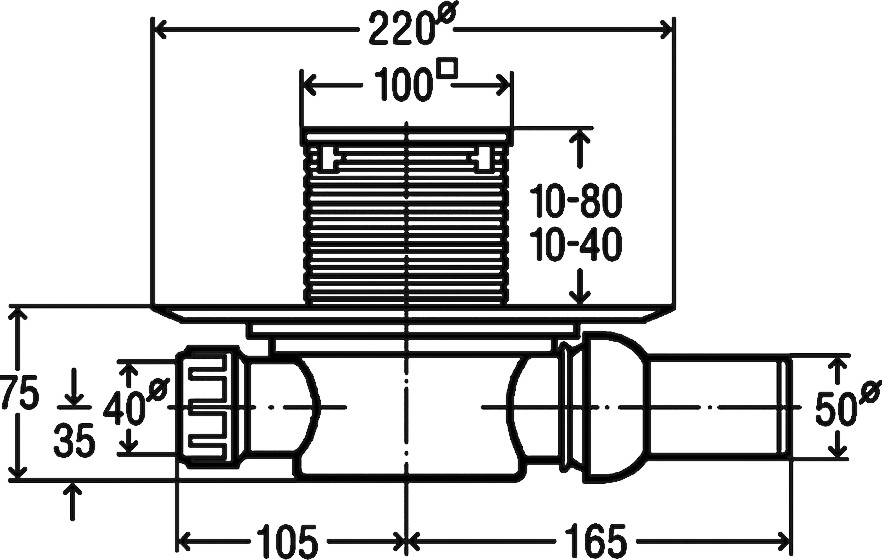 Душевой трап Viega Advantix 583248