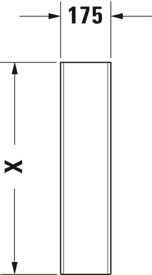 Пьедестал Duravit ME by Starck 0858390000 для раковины, белый 