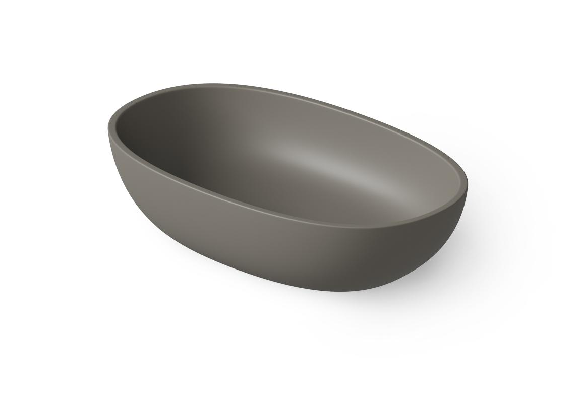 Раковина накладная DEA DESIGN  Countertop basin  DD9078 600 3    600х360хh140 мм,  из композита Solid surface, цвет Grey №3
