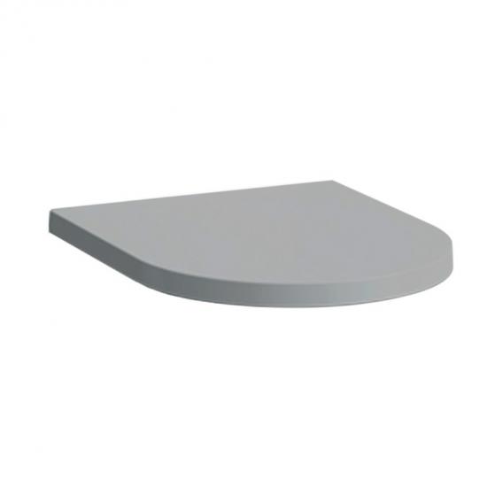 Сиденье с крышкой для унитаза Kartell by Laufen  8.9133.3.759.000.1 круглая форма, softclose, цвет серый матовый									