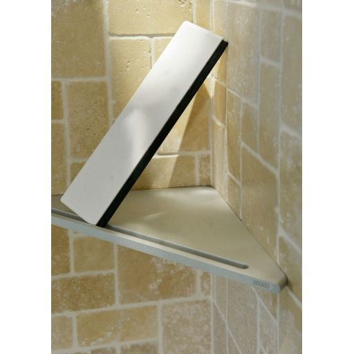 Полка Keuco Edition 400 мм 11557 170100 алюминий со скребком