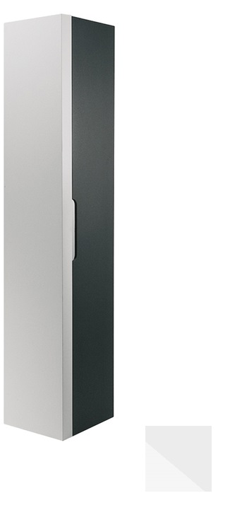 Высокий шкаф-пенал Keuco Edition 300  30311 212101 корпус белый альпийский глянцевый, фасад белый альпийский глянцевый