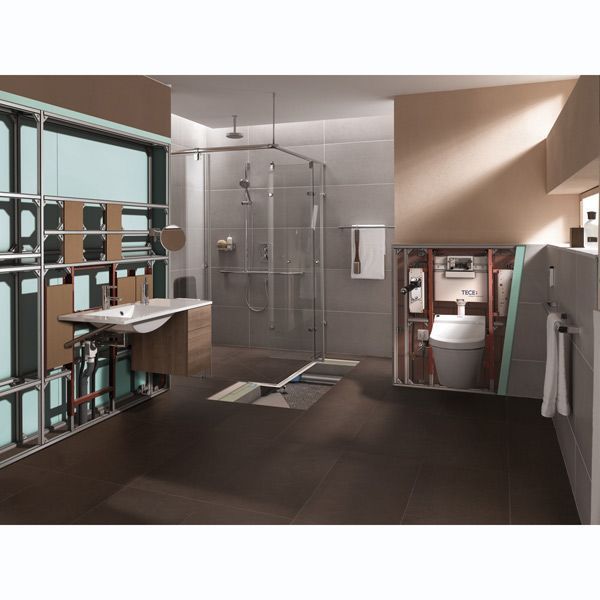 Подрезаемый дренажный канал TECE TECEdrainline 670800 800, сатин