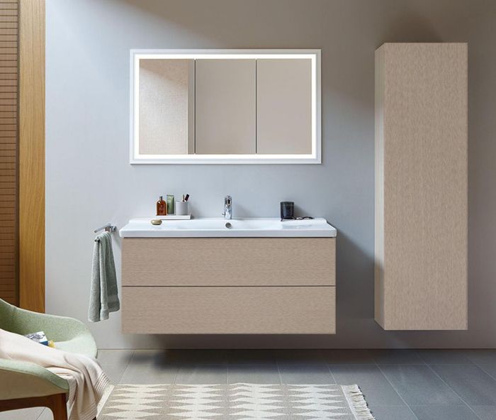 Тумба подвесная под раковину Duravit L-Cube LC625301111 дуб кашемировый