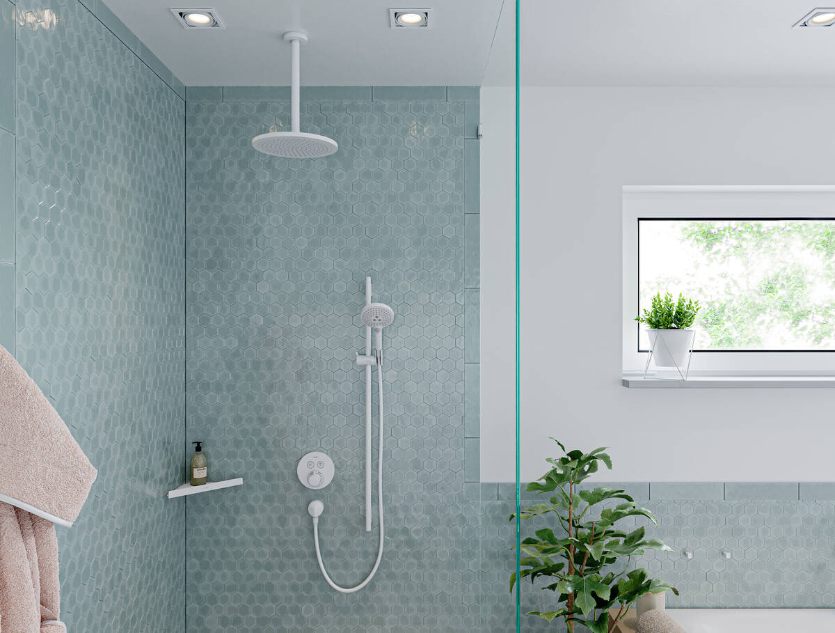 Штанга для душа 90 см Hansgrohe Unica S Puro 28631700 Белый матовый