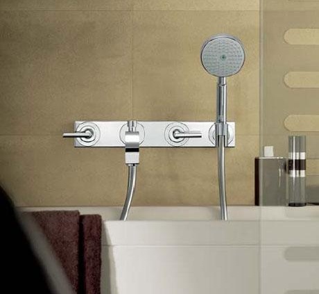 Смеситель для ванны Axor Citterio 39442000 на 3 отверстия хром