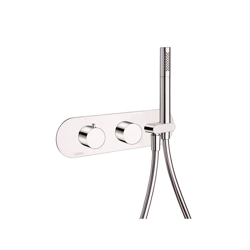 Встраиваемая часть термостатического смесителя CARIMALI W5100 на 2 выхода, хром