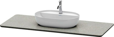 Столешница для раковины Duravit Luv LU946603333 кварцевый камень серый структурный