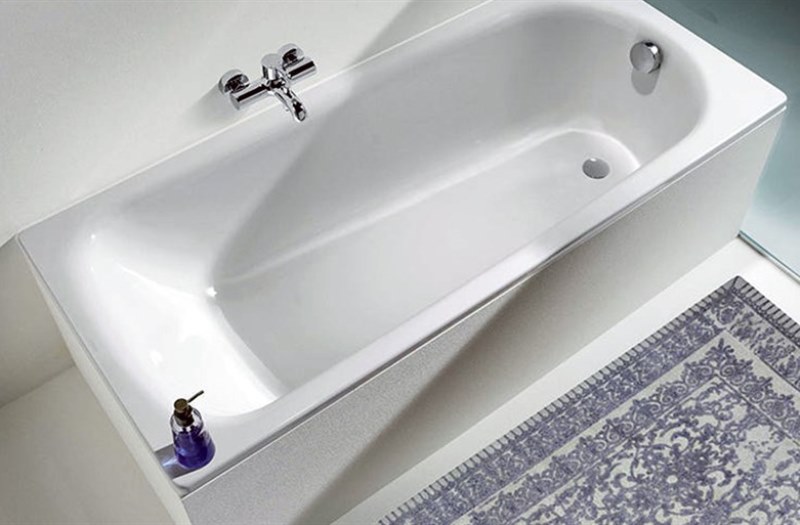 Ванна из сталь-эмали Kaldewei Saniform Plus Mod 375-1 1128.0001.3001 1800 х 800 мм с покрытием Perl-Effekt