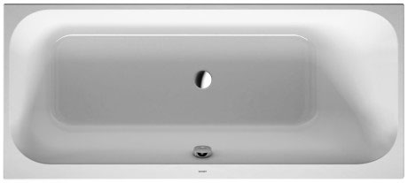 Акриловая ванна Duravit DuraStyle 700309000000000 1600 х 700 c наклоном для спины справа, встраиваемая, белая