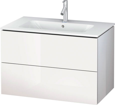 Тумба подвесная под раковину Duravit L-Cube LC624102222 белый глянцевый
