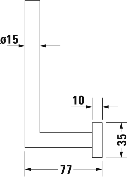 Держатель для запасных рулонов Duravit Karree 0099561000 хром