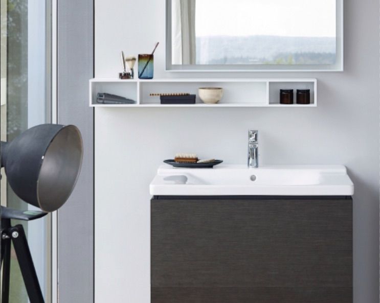 Тумба подвесная под раковину Duravit L-Cube LC624004949 графит матовый