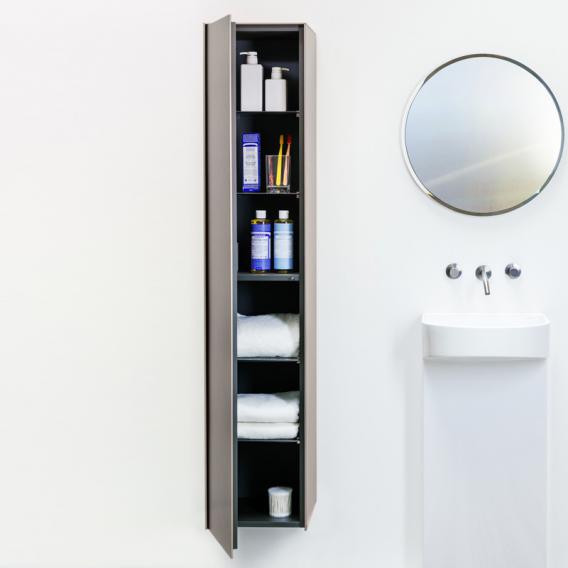 Высокий шкаф-пенал Laufen  Sonar  4.0549.1.034.042.1  160 см, 1 дверь, петли слева, цвет Titanium (титан)