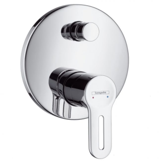Наружная часть смесителя для ванны Hansgrohe Metropol S 14465000 Хром с переключателем (изделие снято с производства)