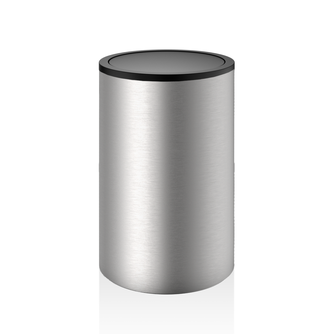 Корзина для белья  DECOR WALTHER  DW 121  0610700    58 X Ø 35 см, 40 л, вращающаяся крышка, нержавеющая сталь глянцевая