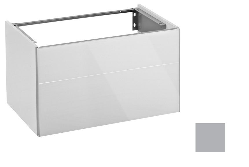 Тумба под умывальник Keuco Royal Reflex  34060 130000 корпус матовый лак/фасад стекло титан