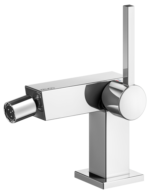 Смеситель для биде однорычажный KEUCO Edition 90 Square 59109 010000 с донным клапаном, хром