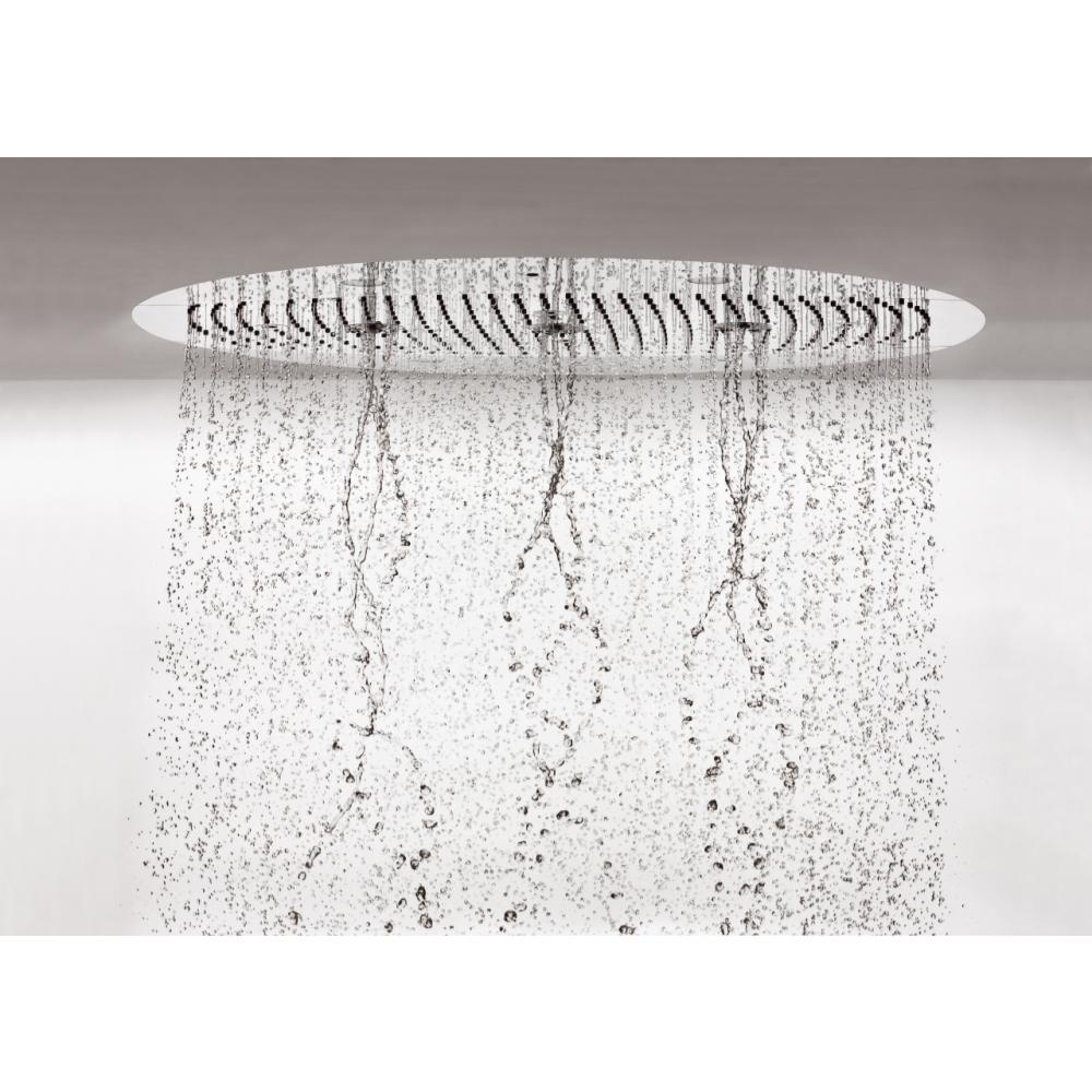 Верхний душ с подсветкой и термостатом Hansgrohe Raindance Rainmaker 28404000 Хром