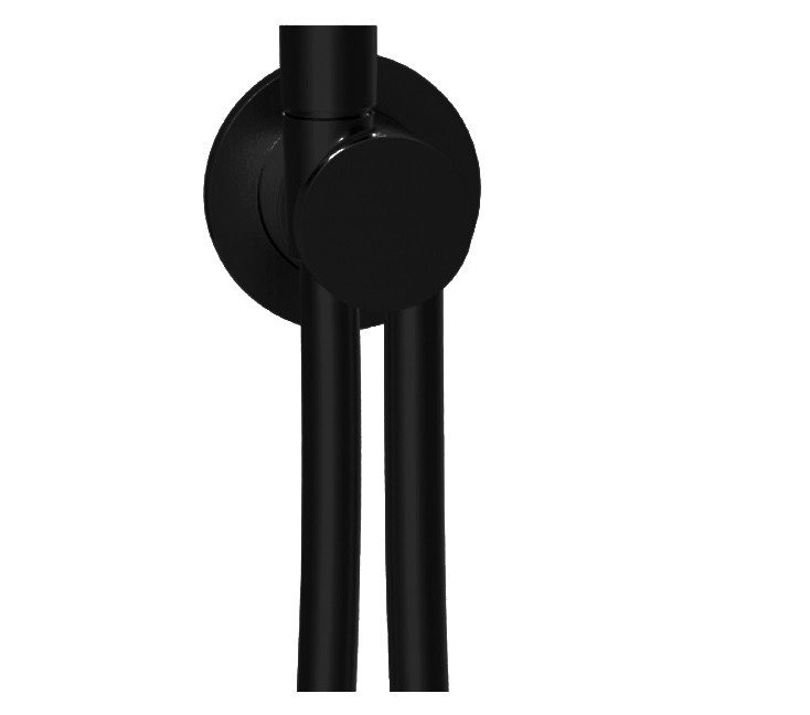 Вывод из стены со шлангом с круглым основанием ALMAR Modular E192000.AB цвет Absolute Black