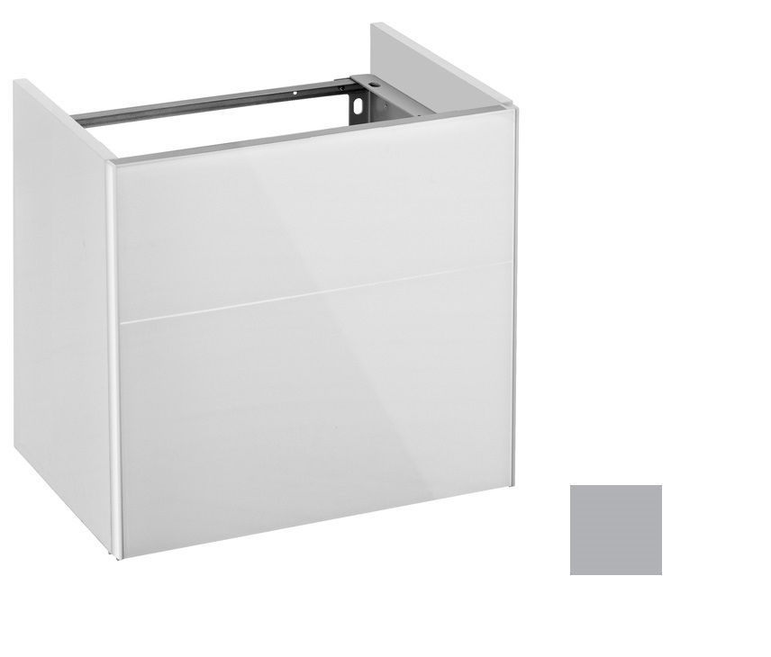Тумба под умывальник Keuco Royal Reflex  34090 130001 корпус матовый лак/фасад стекло титан
