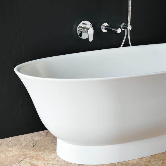 Свободностоящая  ванна  Laufen   New Classic  2.2085.2.000.000.1,  190х90 см, из материала  Sentec, белая