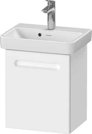 Тумба подвесная DURAVIT Duravit No.1 N14266L18180000 петли слева, 390 мм х 346 мм, белый матовый