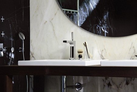 Смеситель для раковины AXOR Citterio 39031000 со сливным гарнитуром хром