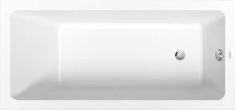 Ванна встраиваемая акриловая DURAVIT Duravit No.1 700487000000000 700 мм х 1500 мм х 420 мм, с наклонной спинкой, белая глянцевая