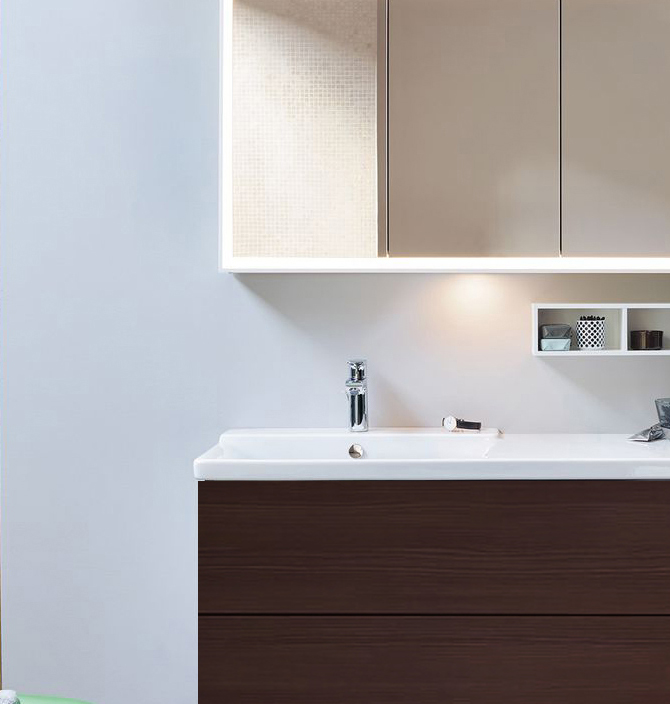 Тумба подвесная под раковину Duravit L-Cube LC 6251 53 53 каштан темный